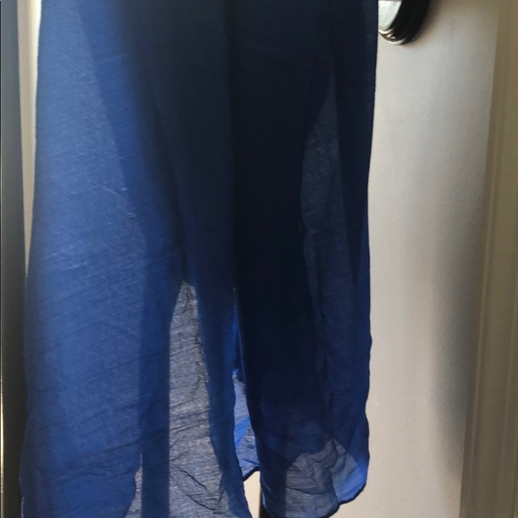 Blue Lightweight Scarf Shawl - Picture 2 of 2